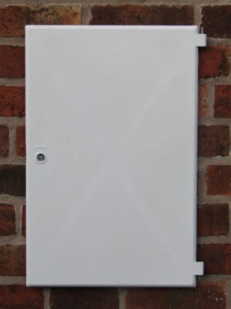 electric meter box door b&|outside electric meter box door.